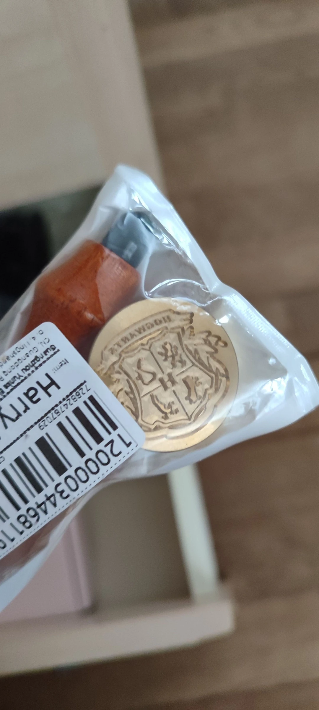 Lot de 5 sceaux à cacheter / tampons cire thème Harry Potter